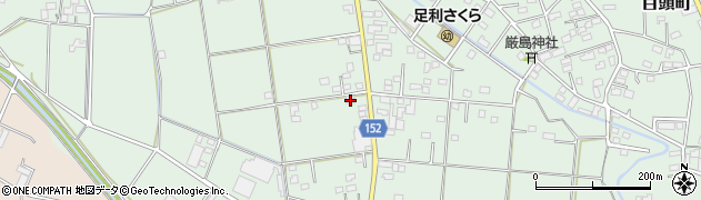 栃木県足利市島田町168周辺の地図