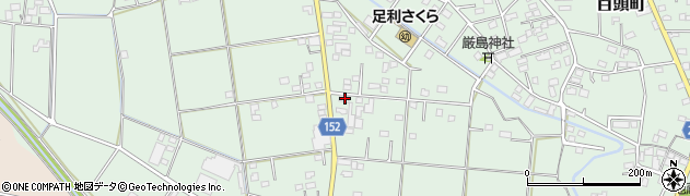 栃木県足利市島田町64周辺の地図