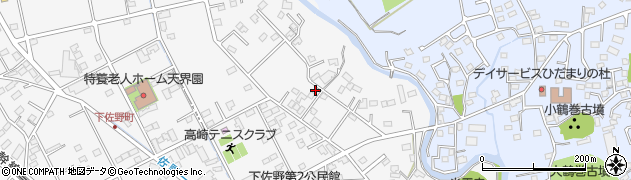 群馬県高崎市下佐野町246周辺の地図