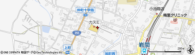 株式会社カスミ　岩間店周辺の地図