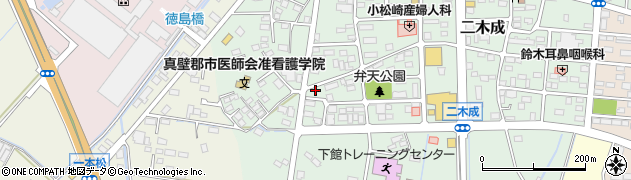 茨城県筑西市二木成1012周辺の地図