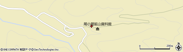小松市役所　教育関係尾小屋鉱山資料館周辺の地図