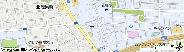 栃木県佐野市高萩町389周辺の地図
