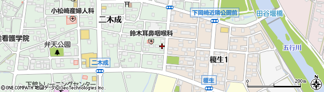 茨城県筑西市二木成1932周辺の地図