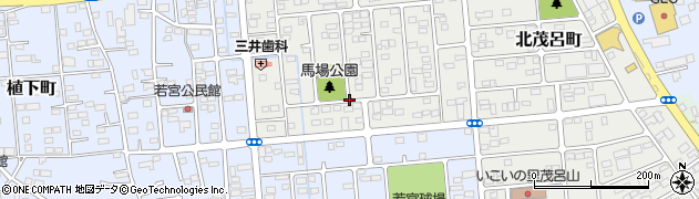 栃木県佐野市若宮上町周辺の地図