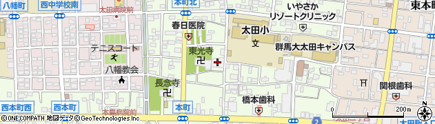 新田パン周辺の地図
