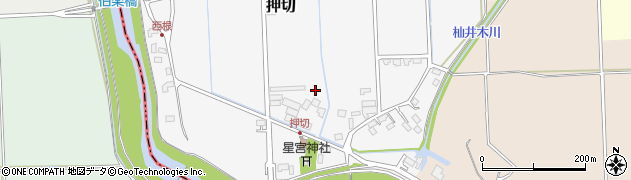 栃木県小山市押切周辺の地図