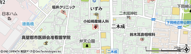 茨城県筑西市二木成1267周辺の地図