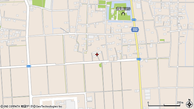 〒370-0313 群馬県太田市新田反町町の地図