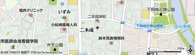 茨城県筑西市二木成1541周辺の地図