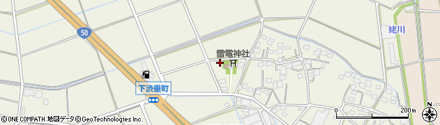 栃木県足利市下渋垂町周辺の地図