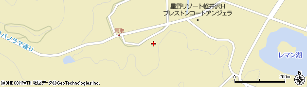 長野県北佐久郡軽井沢町発地758周辺の地図