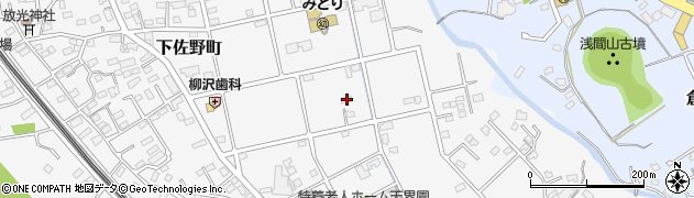 群馬県高崎市下佐野町744周辺の地図