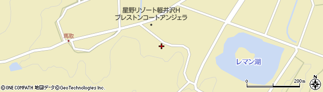 長野県北佐久郡軽井沢町発地568周辺の地図
