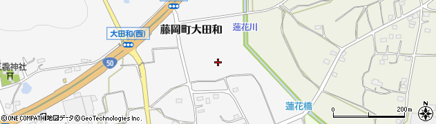 栃木県栃木市藤岡町大田和周辺の地図