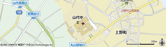 石川県加賀市上野町（エ）周辺の地図