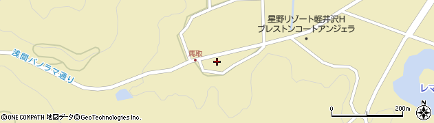 長野県北佐久郡軽井沢町発地747周辺の地図