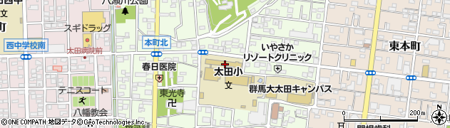 太田小放課後児童クラブ周辺の地図