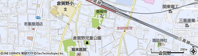 群馬県高崎市倉賀野町周辺の地図