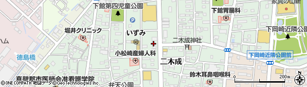 茨城県筑西市二木成1279周辺の地図