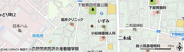 茨城県筑西市二木成1259周辺の地図