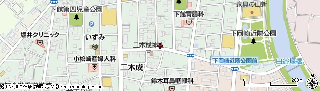 茨城県筑西市二木成1428周辺の地図
