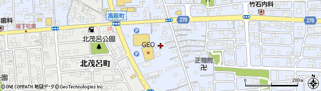 栃木県佐野市高萩町409周辺の地図