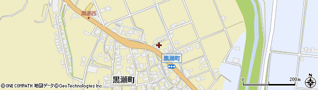 石川県加賀市黒瀬町（チ）周辺の地図