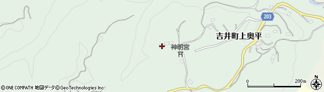 群馬県高崎市吉井町上奥平1836周辺の地図