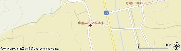 山田ふるさと福祉村周辺の地図