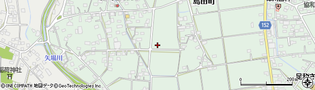 栃木県足利市島田町周辺の地図
