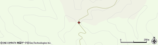 馬飼峠周辺の地図