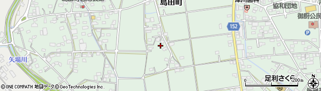 栃木県足利市島田町496周辺の地図