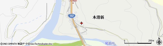 石川県白山市木滑新キ37周辺の地図