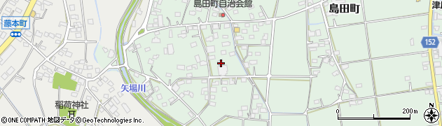 栃木県足利市島田町403周辺の地図