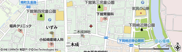 茨城県筑西市二木成1438周辺の地図