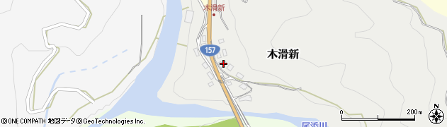 石川県白山市木滑新キ34周辺の地図
