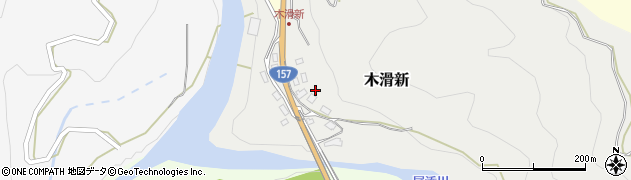 石川県白山市木滑新（キ）周辺の地図