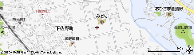 群馬県高崎市下佐野町740周辺の地図