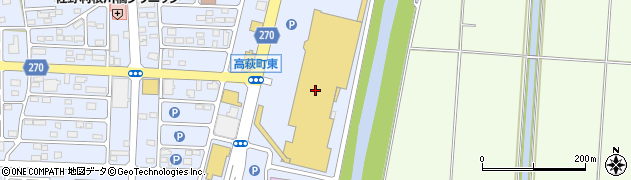イオンペット　佐野新都市店周辺の地図