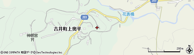 群馬県高崎市吉井町上奥平1786周辺の地図