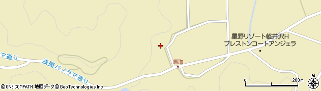 長野県北佐久郡軽井沢町発地718周辺の地図