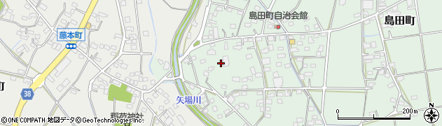 栃木県足利市島田町408周辺の地図