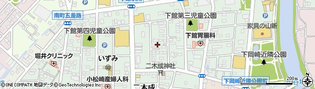 茨城県筑西市二木成1416周辺の地図