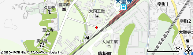 石川県加賀市熊坂町（ニ）周辺の地図