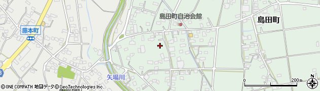 栃木県足利市島田町413周辺の地図