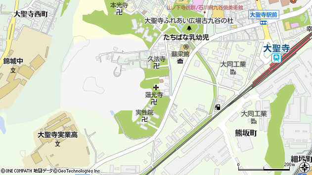 〒922-0841 石川県加賀市大聖寺下屋敷町の地図