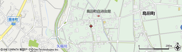 栃木県足利市島田町414周辺の地図
