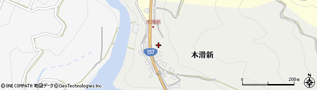 石川県白山市木滑新キ22周辺の地図