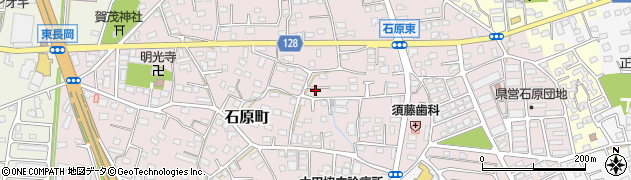 群馬県太田市石原町周辺の地図